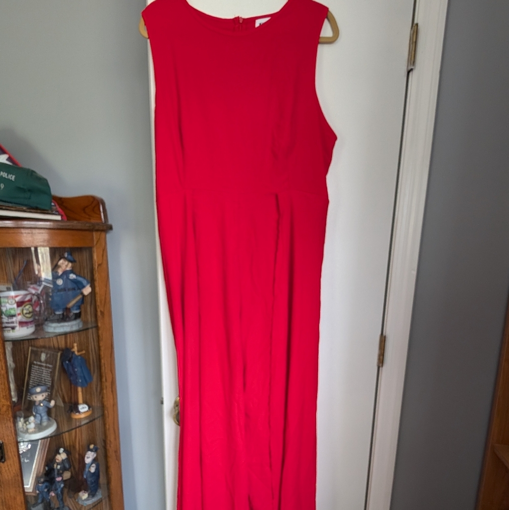 Red jumpsuit